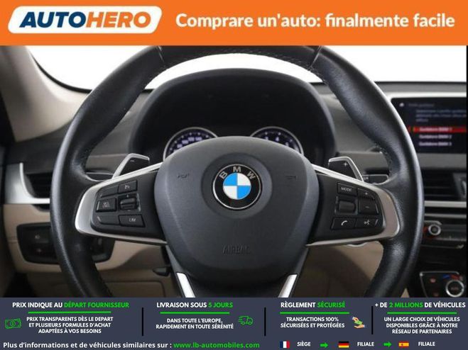 BMW X1 sDrive 20i 192 ch BVA Noir M�tallique de 2020