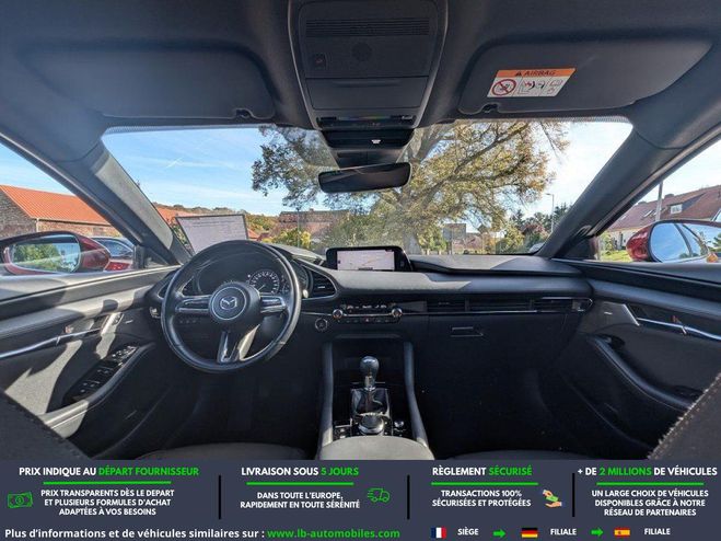 Mazda 3 2.0L e-SKYACTIV-G M Hybrid 150 ch BVM Rouge M�tallique de 2021