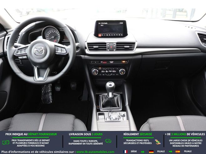 Mazda 3 2.0L SKYACTIV-G 122 ch BVM Blanc M�tallique de 2018