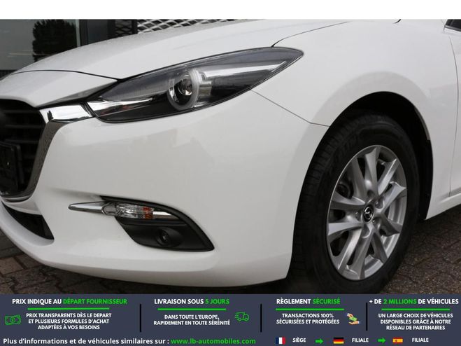 Mazda 3 2.0L SKYACTIV-G 122 ch BVM Blanc M�tallique de 2018