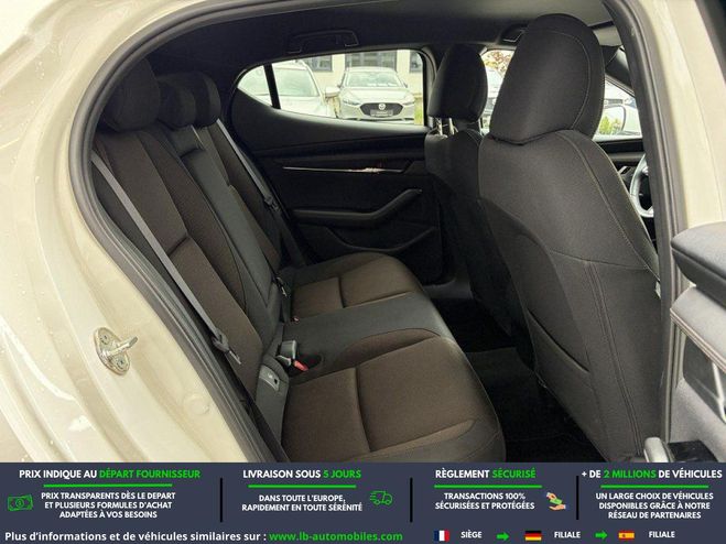 Mazda 3 2.0L SKYACTIV-G 122 ch BVM Blanc M�tallique de 2019