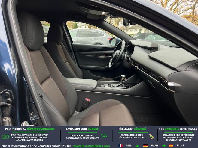 Mazda 3 2.0L e-SKYACTIV-G M Hybrid 150 ch BVA Bleu M�tallique de 2021