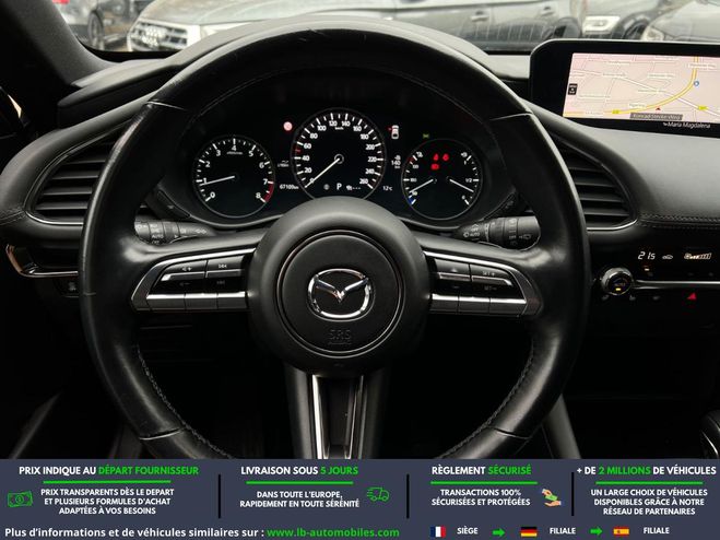 Mazda 3 2.0L e-SKYACTIV-G M Hybrid 150 ch BVA Bleu M�tallique de 2021