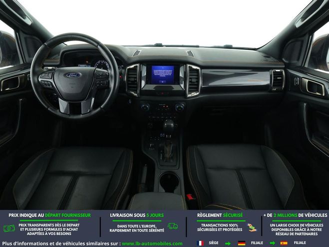 Ford Ranger DOUBLE CABINE 2.0 213 BVA Orange M�tallique de 2021