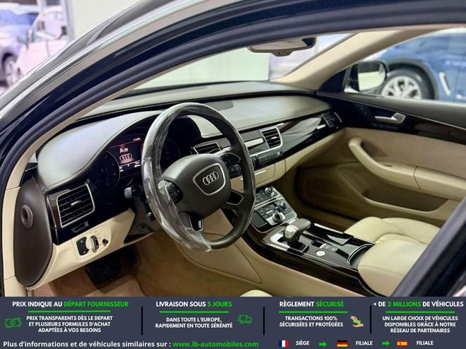 Audi A8 V6 3.0 TDI 262   BVA Quattro Noir de 2017