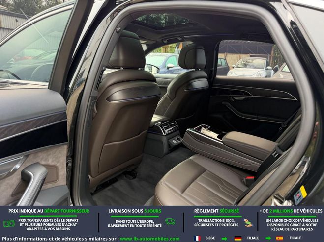 Audi A8 50 TDI 286 BVA Quattro Noir M�tallique de 2019