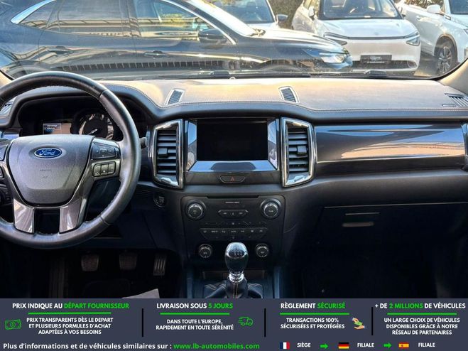 Ford Ranger DOUBLE CABINE 2.0 213 BVM Noir M�tallique de 2020