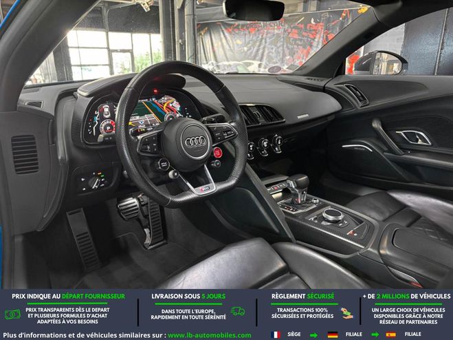 Audi R8 V10 Plus 5.2 FSI 610 BVA Quattro Bleu M�tallique de 2017