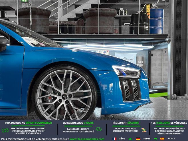 Audi R8 V10 Plus 5.2 FSI 610 BVA Quattro Bleu M�tallique de 2017