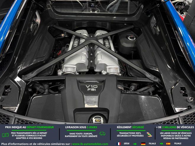 Audi R8 V10 Plus 5.2 FSI 610 BVA Quattro Bleu M�tallique de 2017