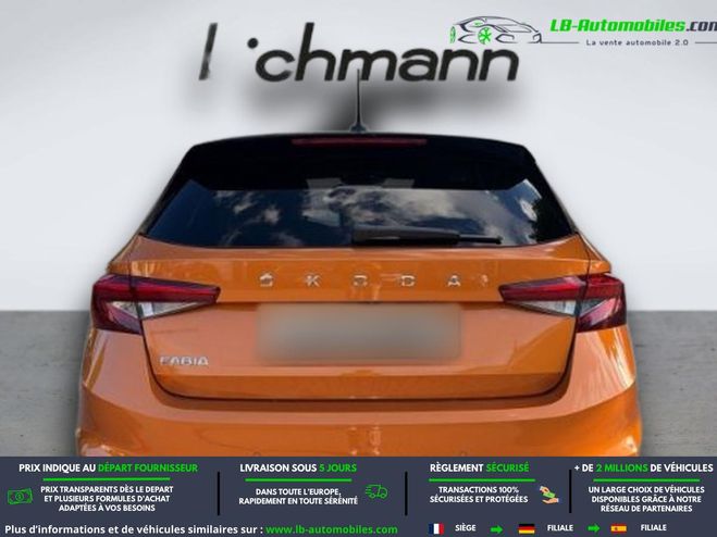 Skoda Fabia 1.0 TSI 110 ch BVA Orange M�tallique de 2021