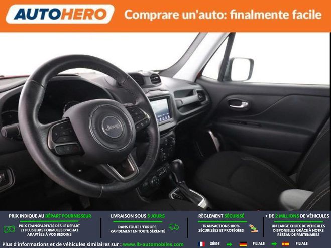 Jeep Renegade 2.0 Multijet 140 ch 4x4 BVA Rouge M�tallique de 2020