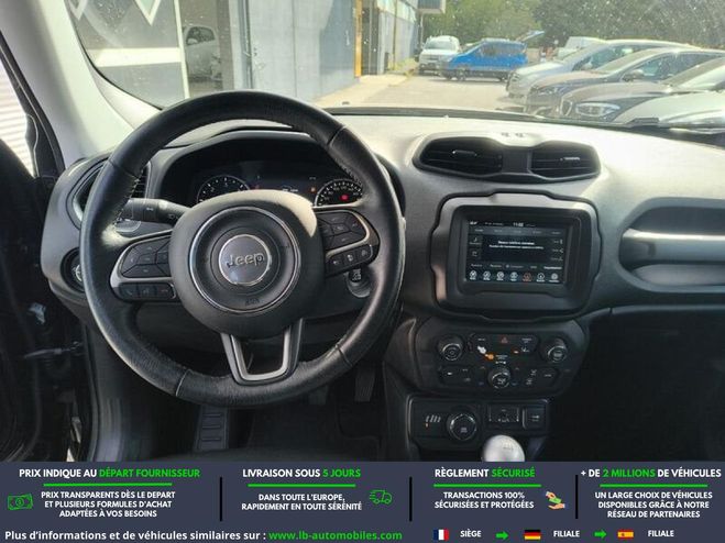 Jeep Renegade 1.4 MultiAir 140 ch Noir M�tallique de 2018