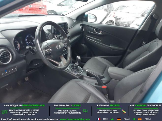 Hyundai Kona 1.0 T-GDi 120 Bleu M�tallique de 2019