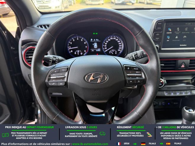 Hyundai Kona 1.6 T-GDi 177 BVA Gris M�tallique de 2020