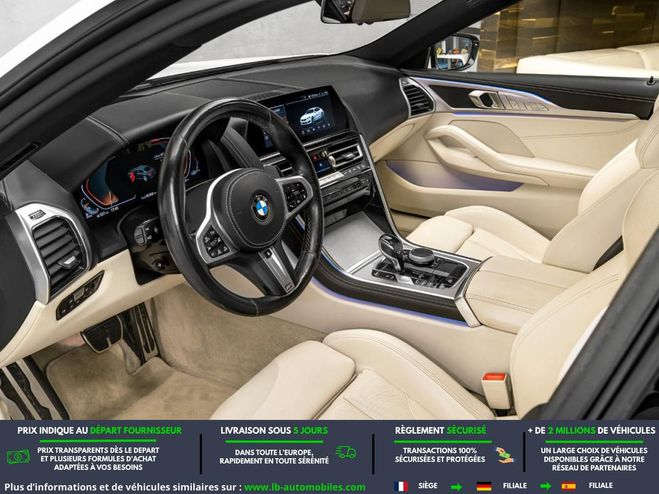 BMW Serie 8 840d xDrive 320 ch BVA Blanc M�tallique de 2020