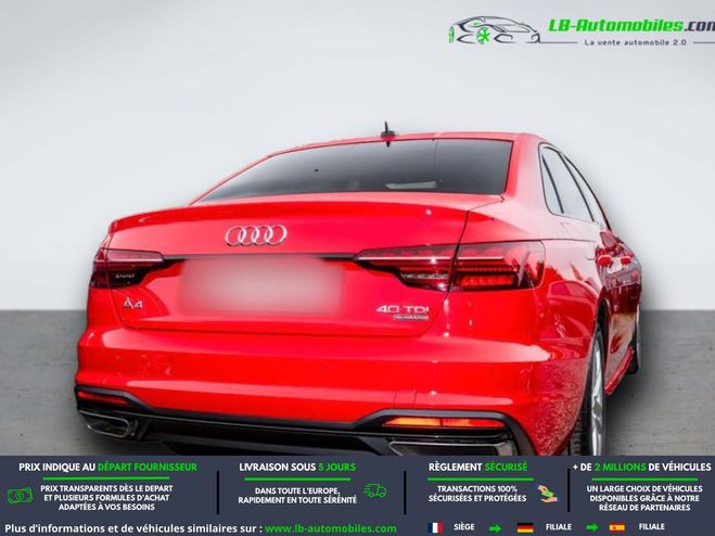 Audi A4 40 TDI 190 BVA Rouge M�tallique de 2020