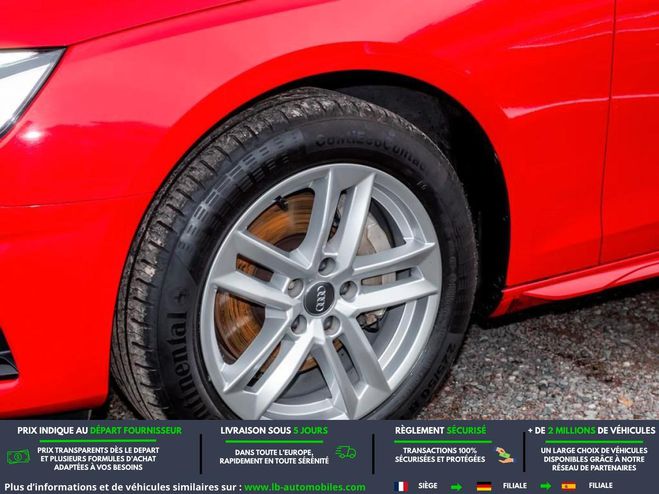 Audi A4 40 TDI 190 BVA Rouge M�tallique de 2020