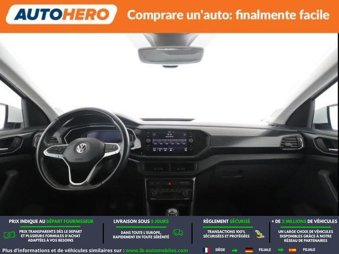 Volkswagen T Cross 1.0 TSI 115 Start/Stop BVM Blanc M�tallique de 2019