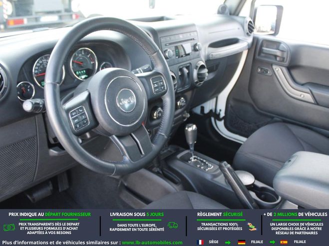 Jeep Wrangler 2.8 CRD 200 - BVA 3 Portes Blanc de 2015