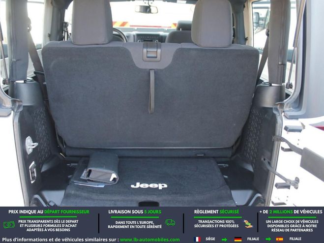 Jeep Wrangler 2.8 CRD 200 - BVA 3 Portes Blanc de 2015