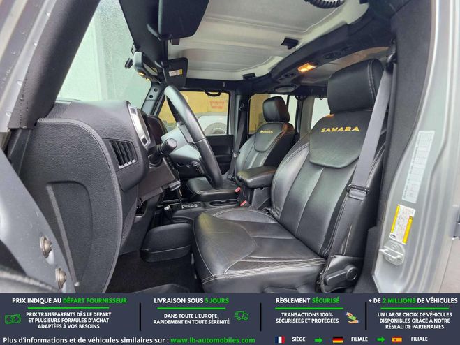 Jeep Wrangler 2.8 CRD 200 - BVA 5 Portes Gris M�tallique de 2015