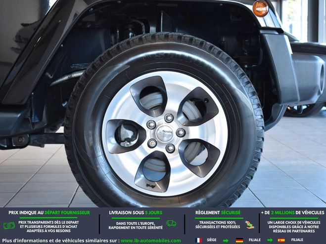 Jeep Wrangler 2.8 CRD 200 - BVA 5 Portes Noir M�tallique de 2017