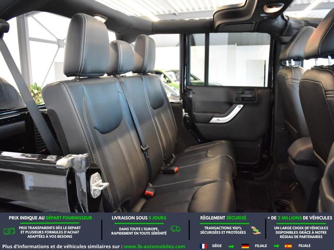 Jeep Wrangler 2.8 CRD 200 - BVA 5 Portes Noir M�tallique de 2017