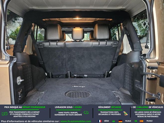 Jeep Wrangler 2.8 CRD 200 - BVA 5 Portes Brun M�tallique de 2015