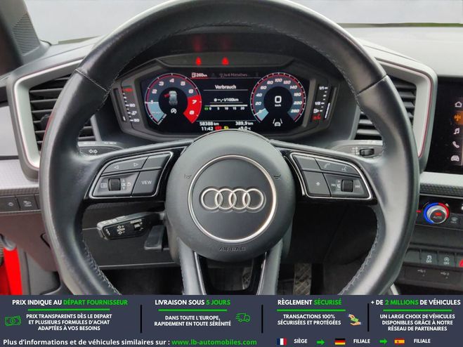 Audi A1 25 TFSI 95 ch BVM Rouge M�tallique de 2021