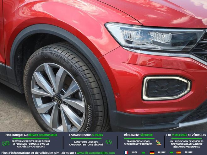 Volkswagen T Roc 1.0 TSI 110 Start/Stop BVM Rouge M�tallique de 2021