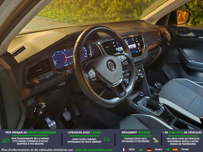 Volkswagen T Roc 1.6 TDI 115 BVM Blanc M�tallique de 2020