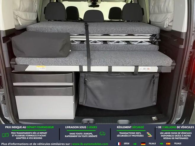 Volkswagen Caddy 2.0 TDI 122 BVA Gris M�tallique de 2021