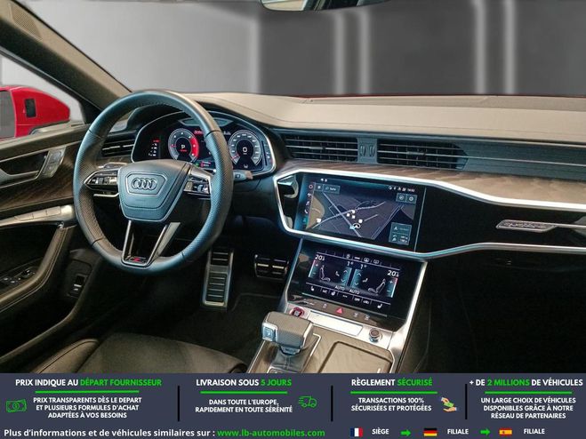 Audi S6 TDI 344 ch BVA Quattro Rouge M�tallique de 2021
