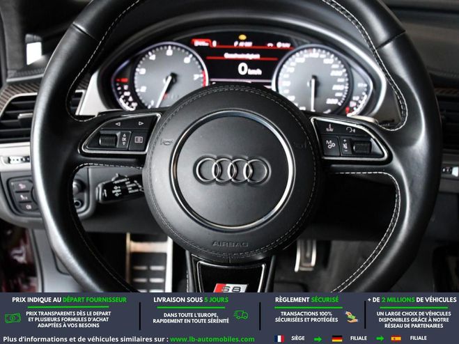 Audi S8 Plus V8 4.0 TFSI 605 BVA Quattro Sport Rouge M�tallique de 2017