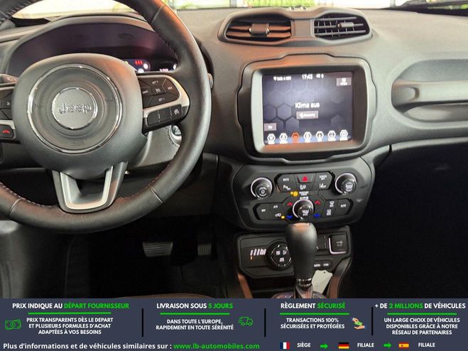 Jeep Renegade 1.3 240 ch PHEV BVA 4xe eAWD Noir M�tallique de 2021