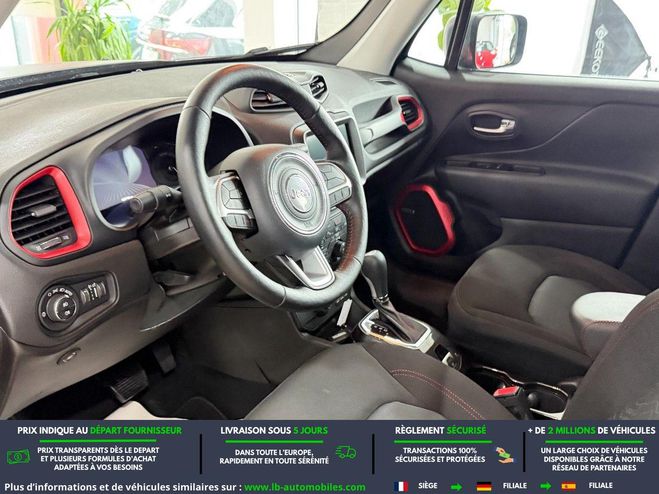 Jeep Renegade 1.3 240 ch PHEV BVA 4xe eAWD Noir M�tallique de 2021