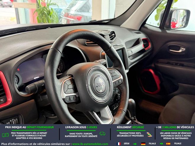Jeep Renegade 1.3 240 ch PHEV BVA 4xe eAWD Noir M�tallique de 2021