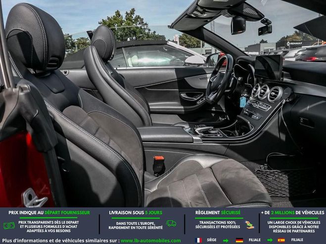 Mercedes Classe C 200 BVA Rouge M�tallique de 2017