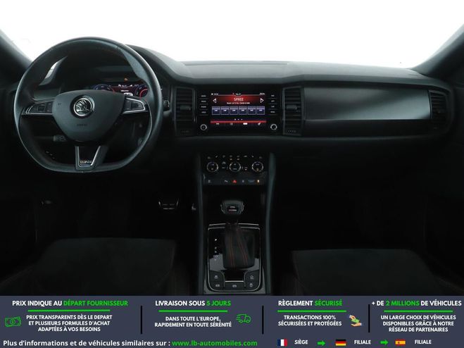 Skoda Kodiaq 2.0 Bi-TDI 240  BVA 4x4 7pl Noir M�tallique de 2020