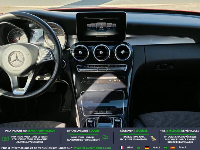 Mercedes Classe C 250 BVA Rouge M�tallique Mate de 2017