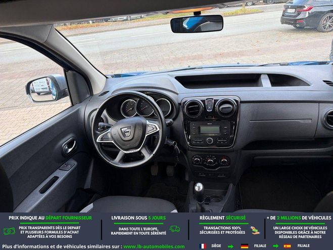 Dacia Dokker 1,6 SCe 100 Bleu M�tallique de 2019