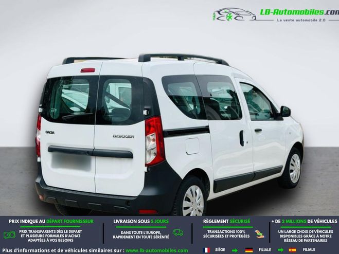 Dacia Dokker 1,6 SCe 100 Blanc M�tallique de 2019