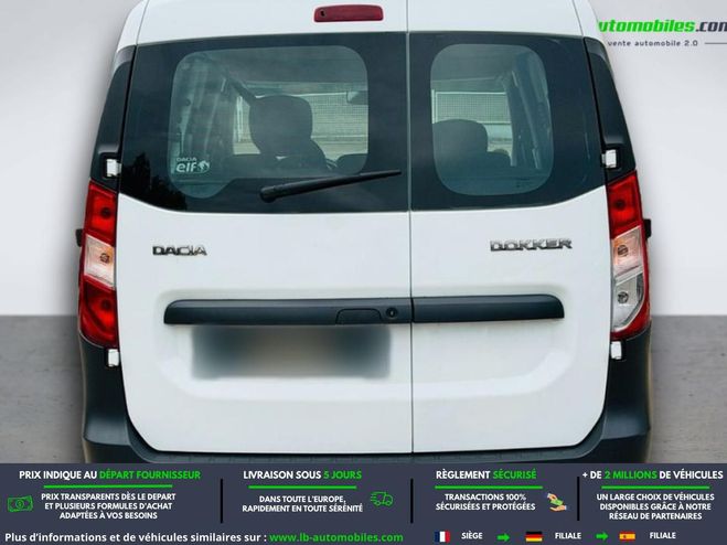 Dacia Dokker 1,6 SCe 100 Blanc M�tallique de 2019