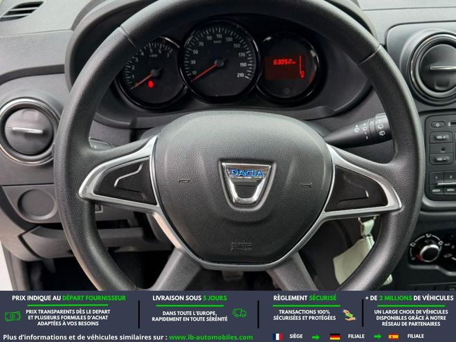 Dacia Dokker 1,6 SCe 100 Blanc M�tallique de 2019