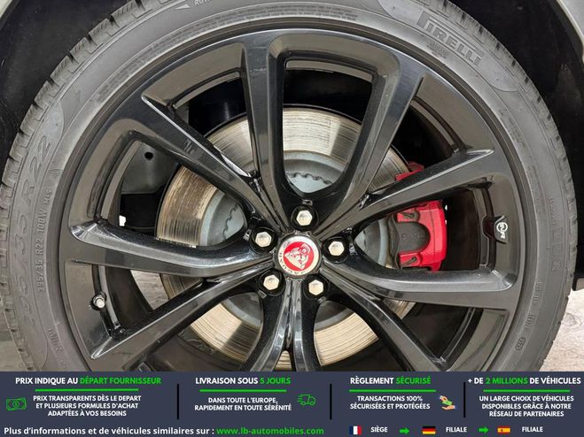 Jaguar F Pace V8 - 550 ch AWD BVA Argent� M�tallique de 2018