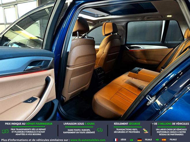 BMW Serie 5 530d 265 ch BVA Bleu M�tallique de 2019