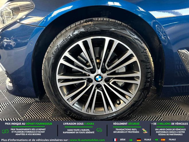 BMW Serie 5 530d 265 ch BVA Bleu M�tallique de 2019