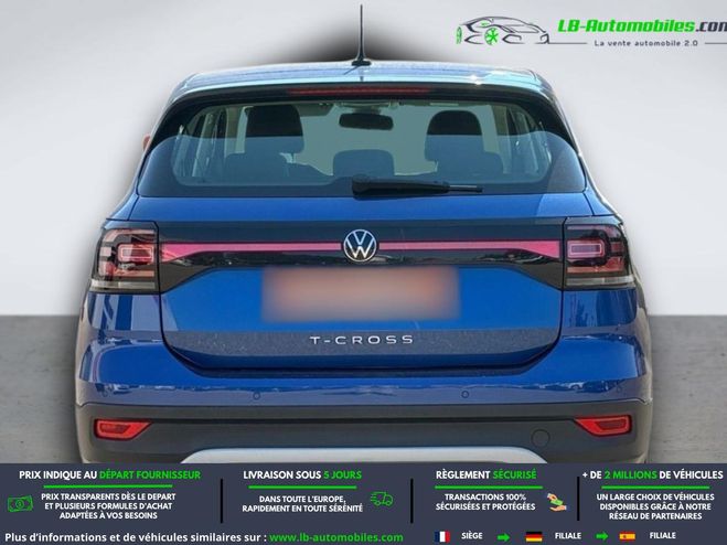 Volkswagen T Cross 1.0 TSI 95 Start/Stop BVM Bleu M�tallique de 2021