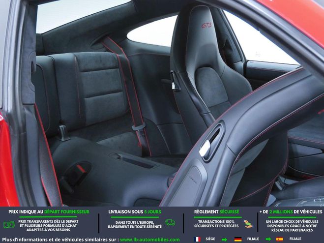 Porsche 911 4 GTS 3.8i 430 PDK Rouge M�tallique de 2015